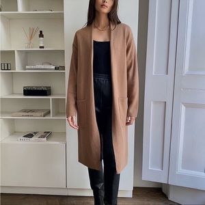 Aritzia Tan Long Cardigan